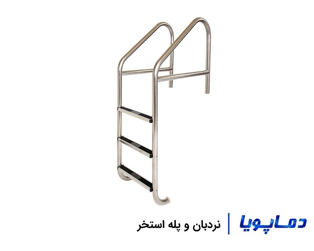 خرید انواع نردبان و پله استخر استیل 304